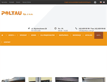 Tablet Screenshot of poltau.com.pl